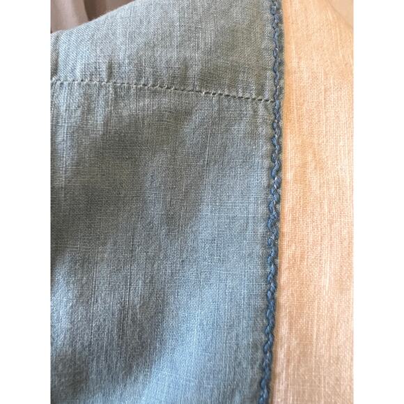 Vintage embroidered & applique cotton table cloth Mother duck ducklings birds - Picture 6 of 6